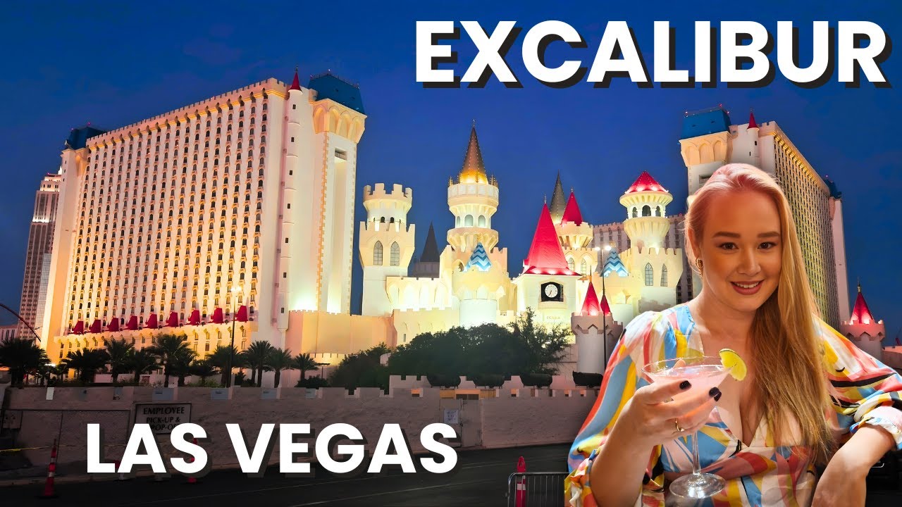 Excalibur Las Vegas Stay 2025 | Renovated Room Tour, The Buffet, Gaming and more!