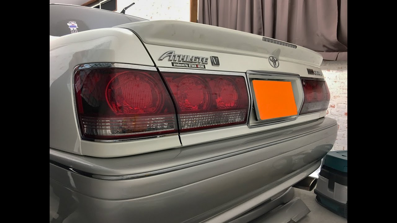 JZS171 CROWN ATHLETE-V MC後ﾘｱｺﾝﾋﾞﾈｰｼｮﾝﾗﾝﾌﾟ交換。