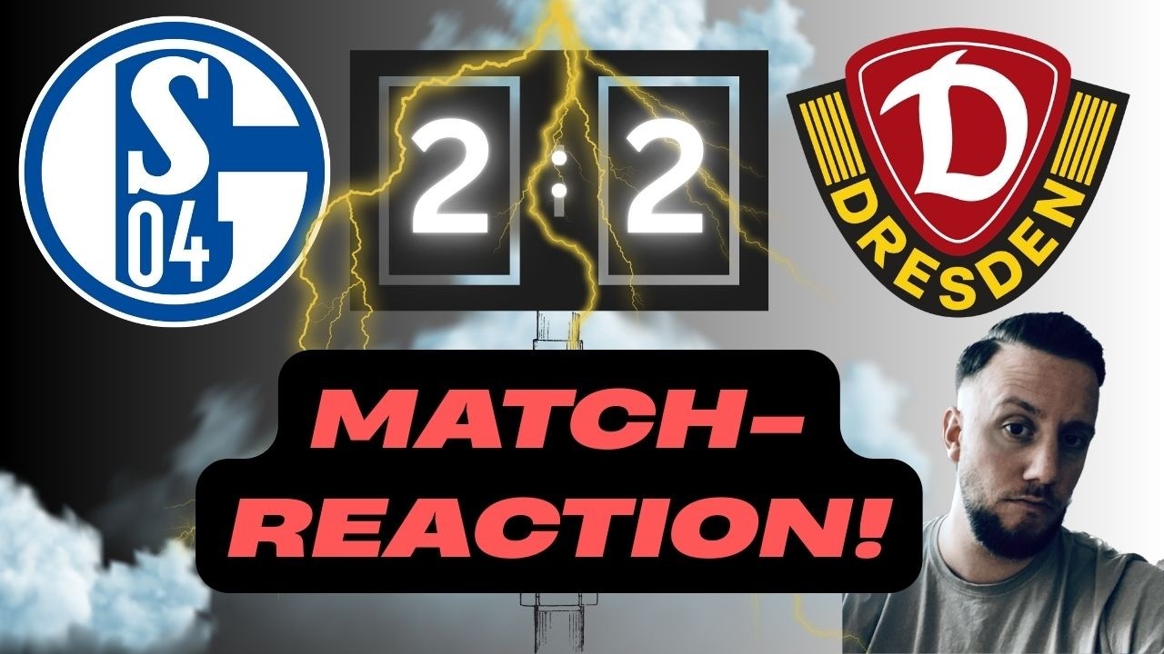 DZEKO-TORE alleine reichen NICHT! 😤 Schalke 04 vs. Dynamo Dresden 2:2 MATCH-REACTION 2. Bundesliga ⚽