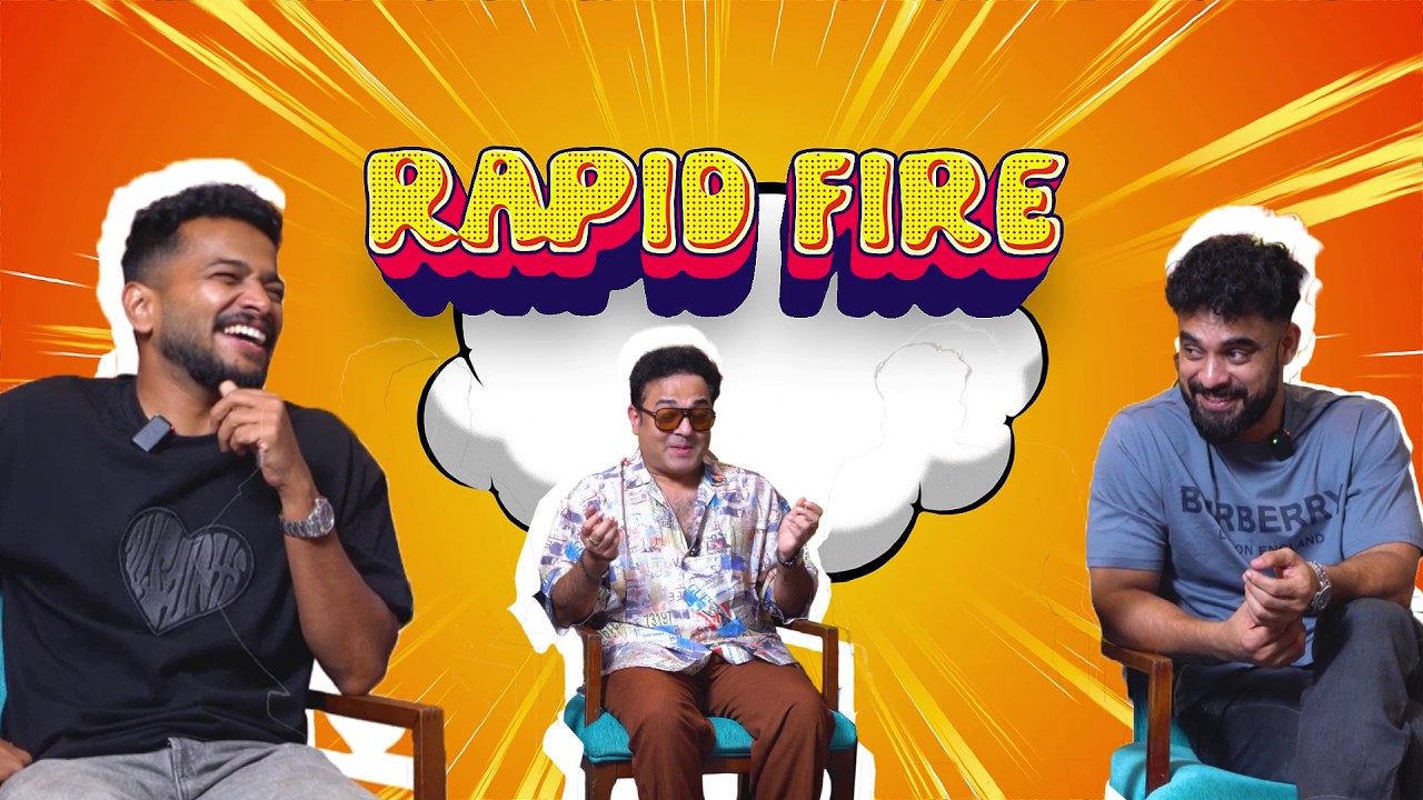 Rapid Fire Ft. Shaan Rahman, Basil Joseph, & Tovino Thomas #Athiradi #redfmmalayalam #redfm