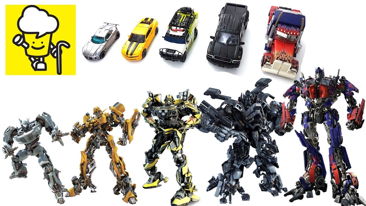 Transformers Movie Toys with Optimus Prime Bumblebee Ironhide Jazz Ratchet トランスフォーマー 變形金剛