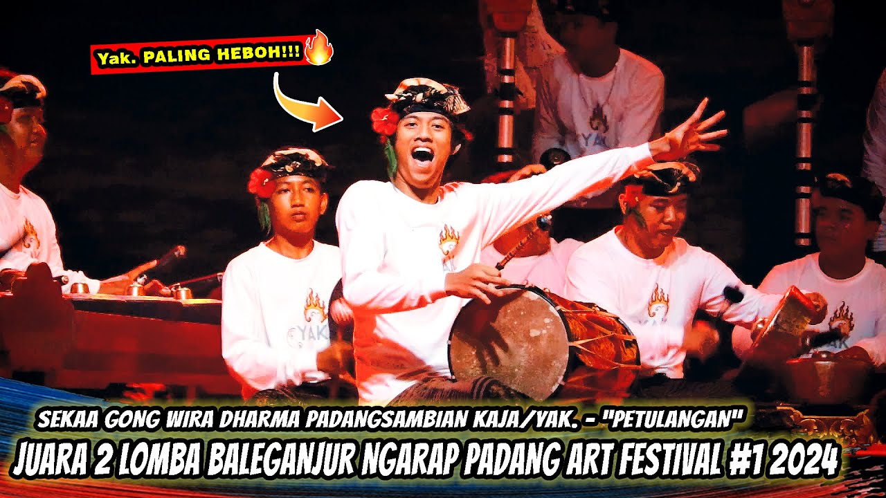 JUARA 2 BALEGANJUR NGARAP SG. WIRA DHARMA "Yak." | LOMBA BALEGANJUR NGARAP PADANG ART FEST 2024