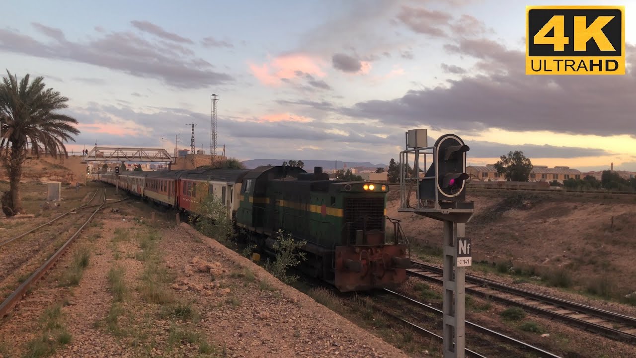 La DI-504, EMD SW1001 assure la manœuvre à la gare d'Oujda.