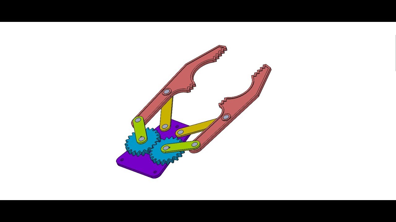 Robotic Claw - Assembly - SolidWorks Tutorials