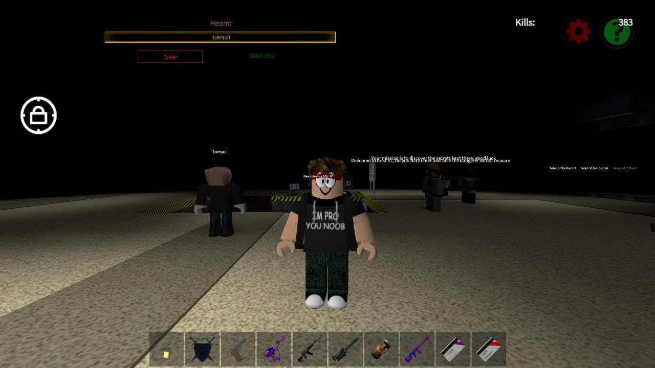 Roblox Survive and Kill The Killers in Area 51 2 - Gameplay (2/2)