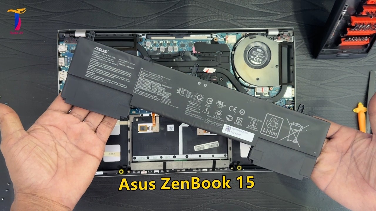 Asus ZenBook 15 UX534F Battery Replacement Guide (Fix Not Charging / Low Battery)