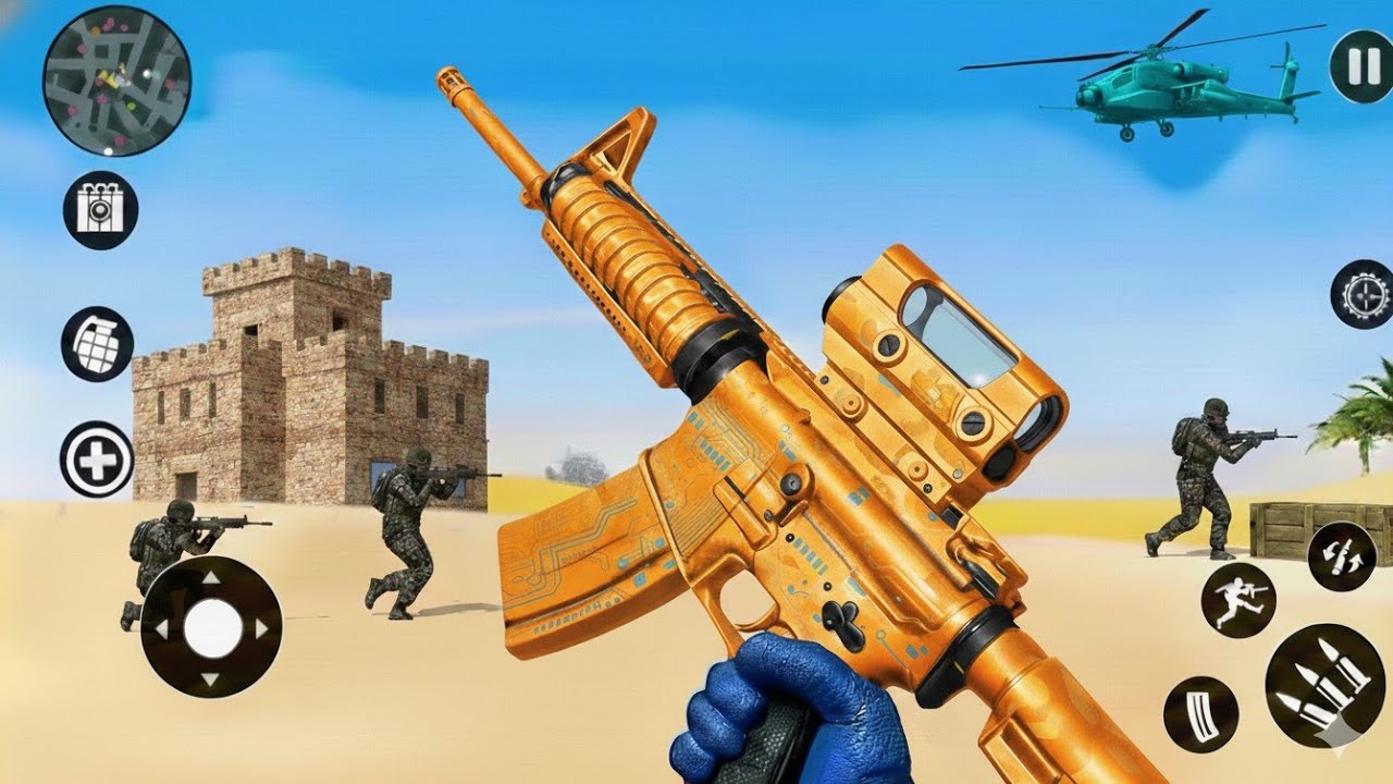 Gun Street Fps  Shooting Game _ Banduk Game Goli Wala Game 🎮 Android Gameplay 🔥