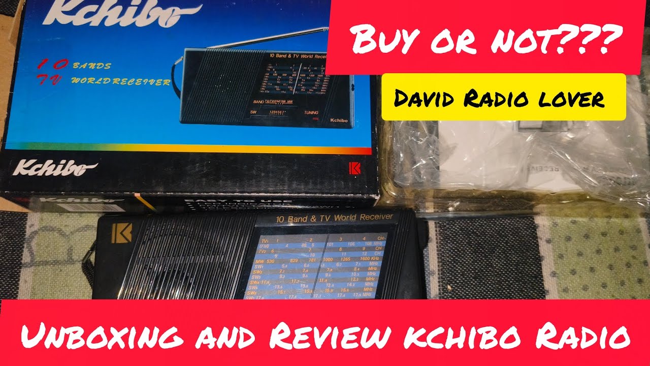 Unboxing and Review kchibo Radio 📻 buy or not ?@David_Radio_lover 