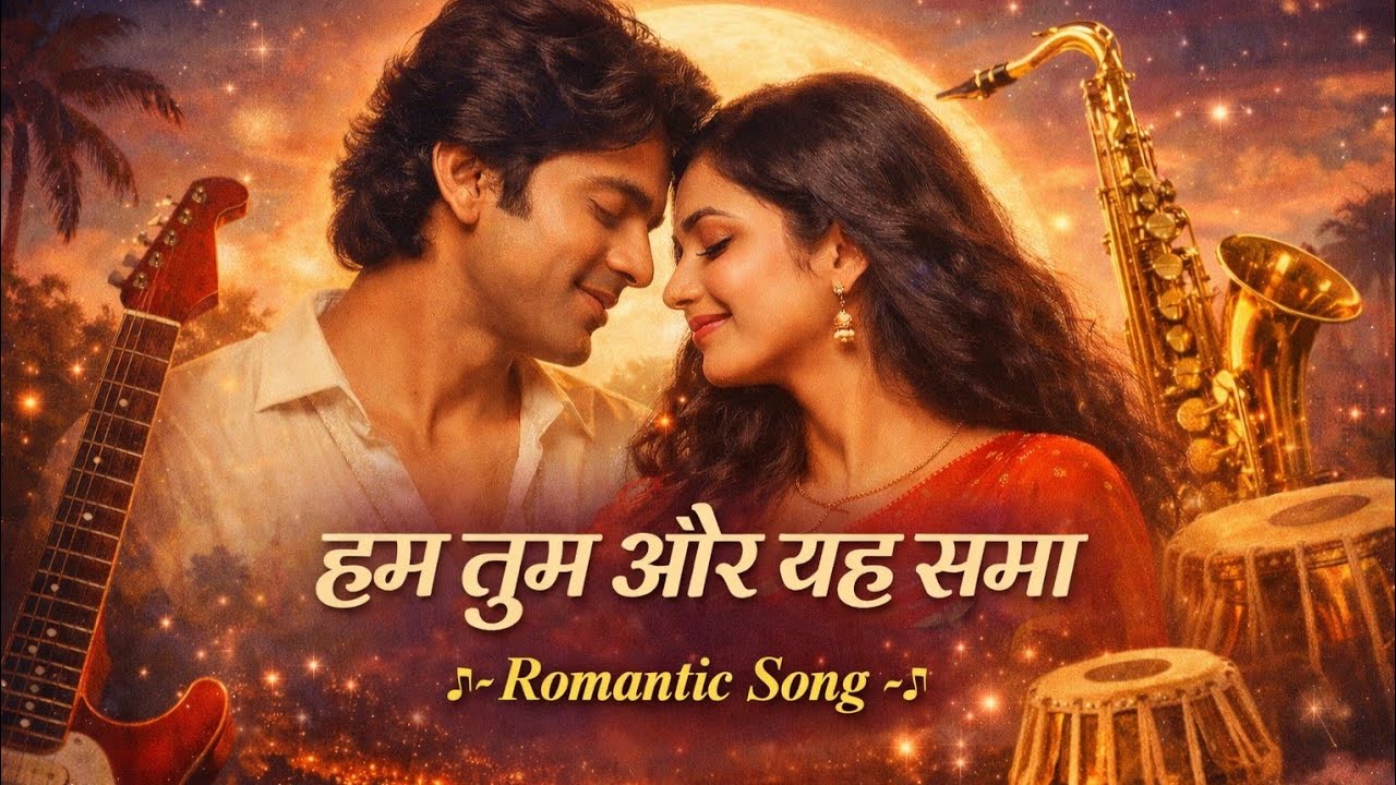 Hum Tum Aur Yeh Sama | 80s Old Bollywood Style Romantic Duet | The Melody Mehfil