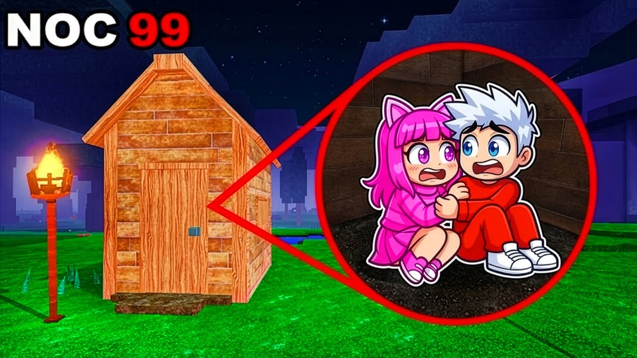 PRZETRWALIŚMY TYLKO W MAŁEJ BUDCE w 99 NOCY W LESIE!
