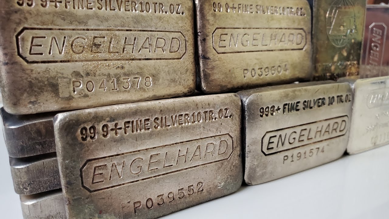 ТОП-3 доступных серебряных слитка Engelhard весом 10 унций!