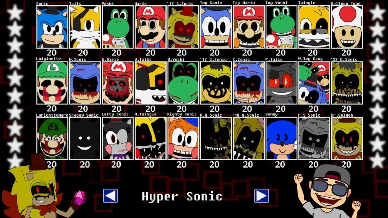 30/20 EXTREME MODE!!! | HYPER SONIC | CHAOS MODE | SONIC'S PIZZERIA SIMULATOR | FNAF FAN GAME 2018 |