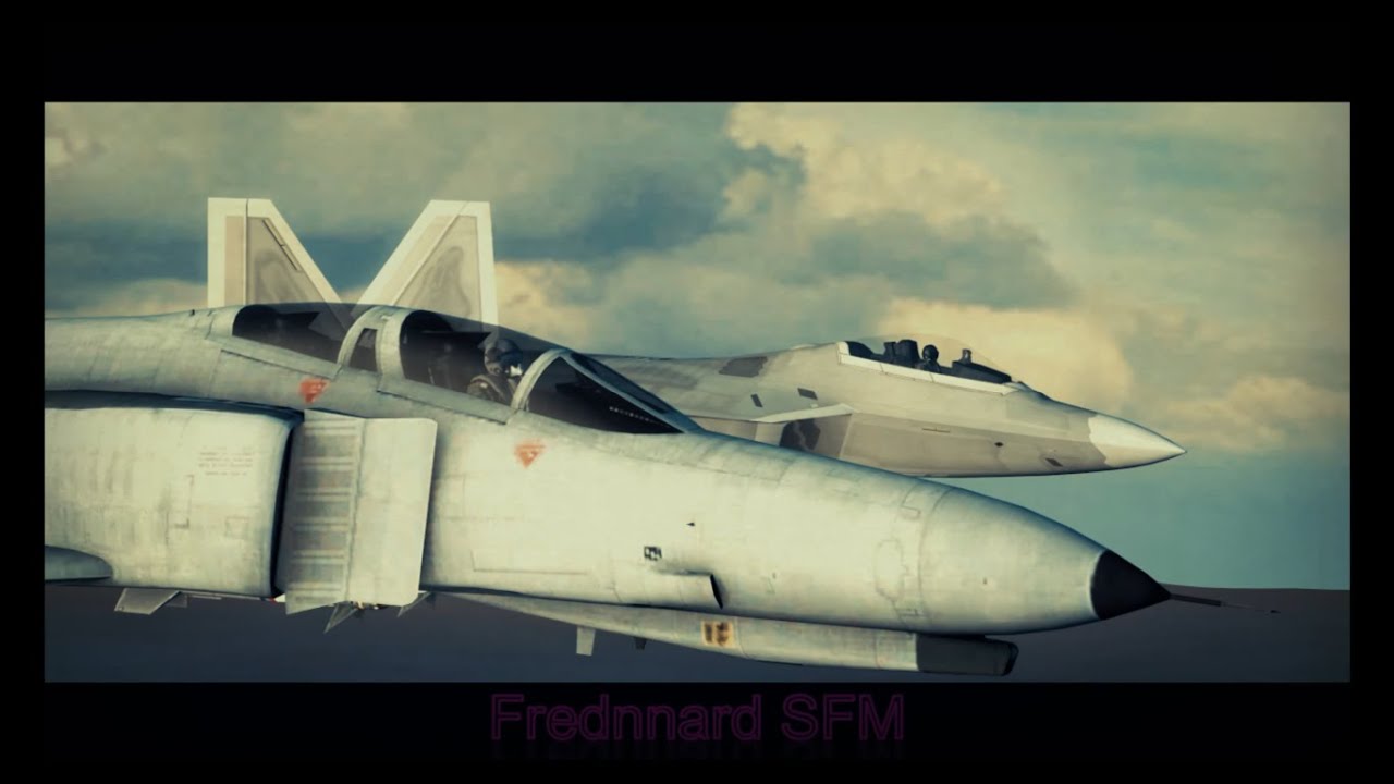 Iranian F-4s Vs F-22s over persian gulf incident (Animated)