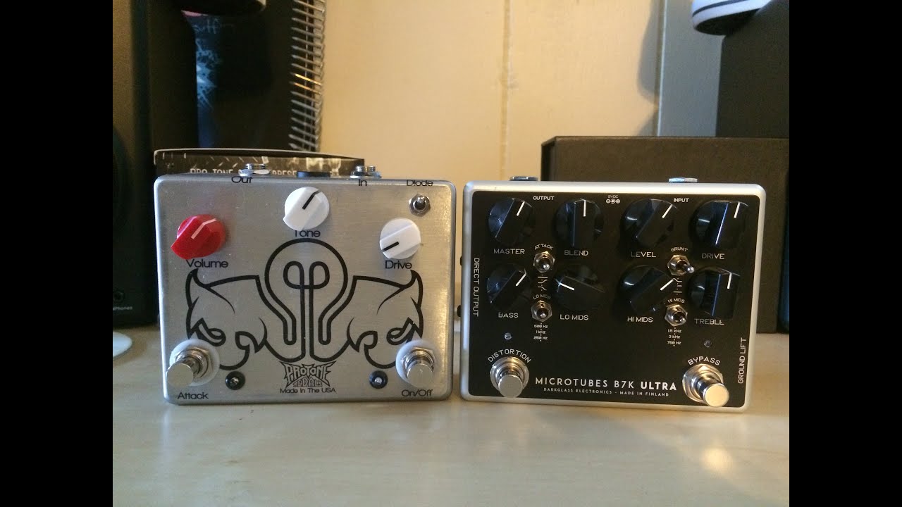 Pro Tone Bulb Deluxe Overdrive & Darkglass Microtubes B7K Ultra Demo