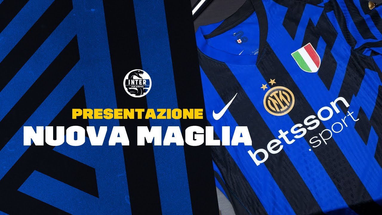 Prima maglia stagione 2024/2025 dall'Inter store di Milano #InterPerSempre