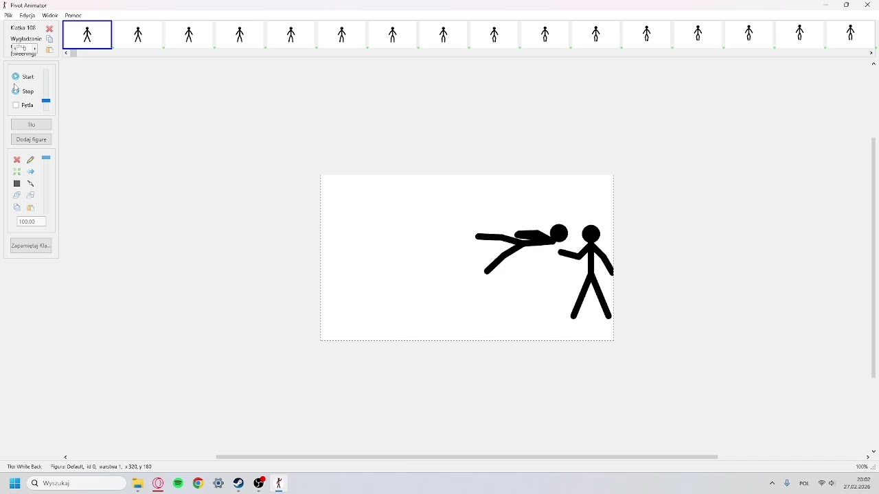 oto jest moja pierwsza animacja na moim nowym komputerze