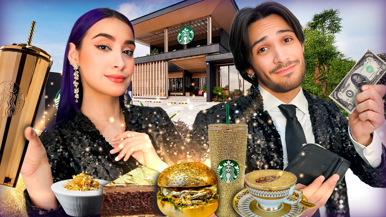 Probamos la comida MÁS CARA de los restaurantes más FAMOSOS 💸🍔🤑