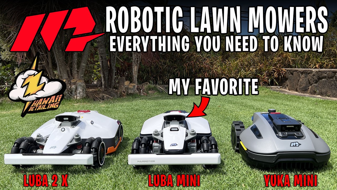 Best Robot Lawn Mowers of 2025: Yuka Mini, Luba 2 X, & Luba Mini Full Demonstration