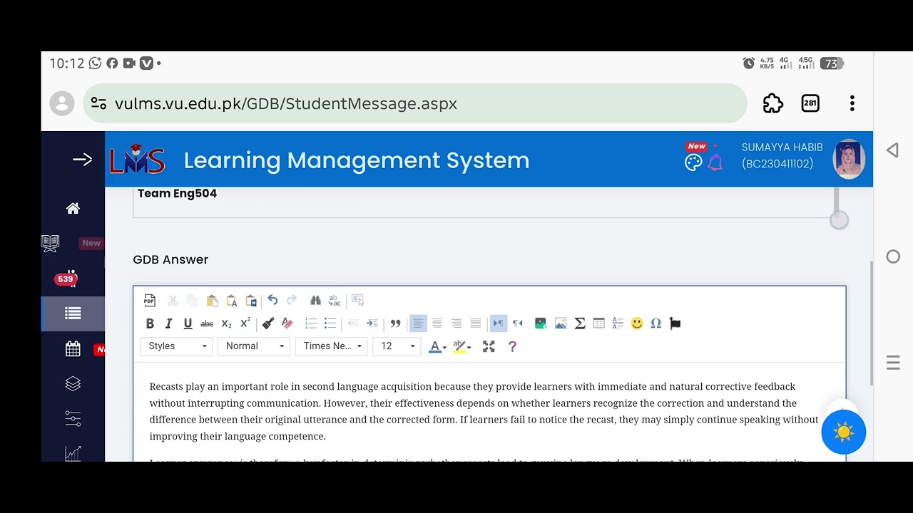 ENG504 GDB Solution Spring 2026 | Latest GDB Solved | June 30 &ndash; July 3 | 100% Original Discussion |