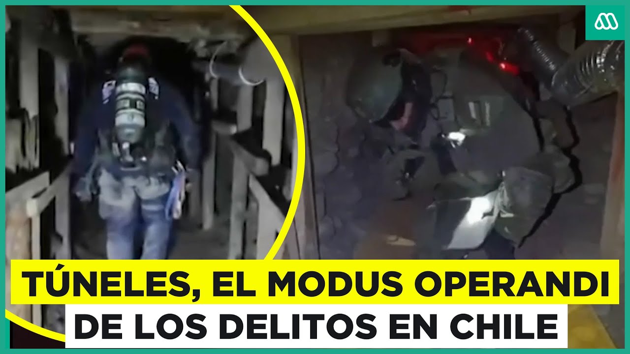 Túneles: Aumenta la cantidad de delitos por esta vía en Chile