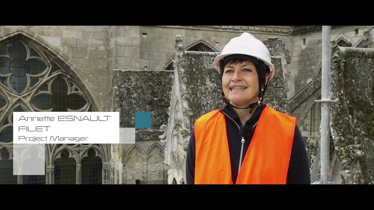 Bioconsolidation de la cathédrale de Tours - Biocalcis Patrimoine