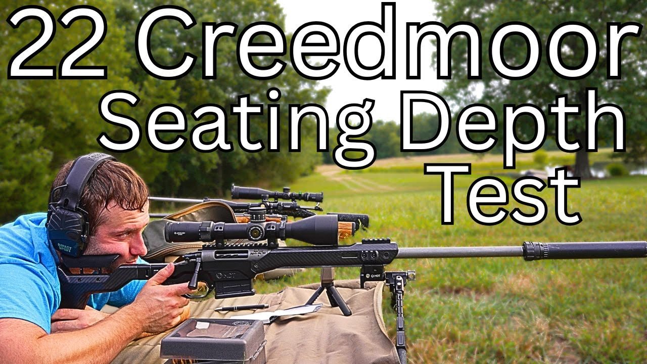 MAC BROS 22 Creedmoor: 75gr Berger VLD Seating Depth Test w Alpha Brass, N555 Powder, & Federal 210M