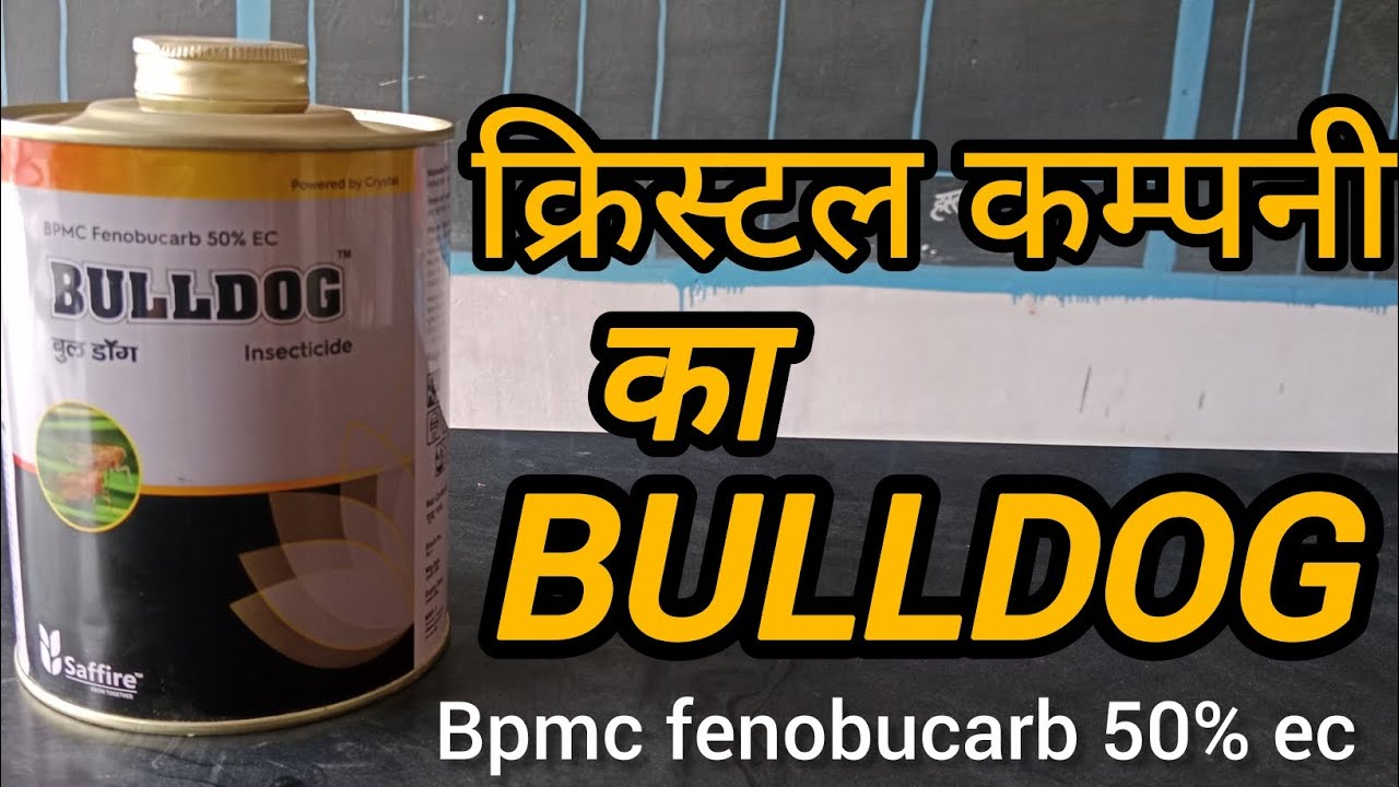 Bpmc fenobucarb 50% ec। Bulldog। Crystal compani। Insecticide। कीटनाशक