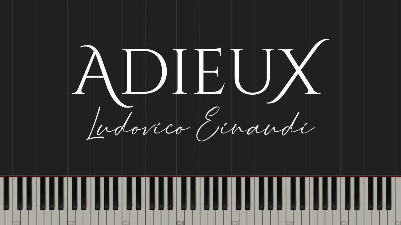 Adieux - Ludovico Einaudi (Piano Tutorial)