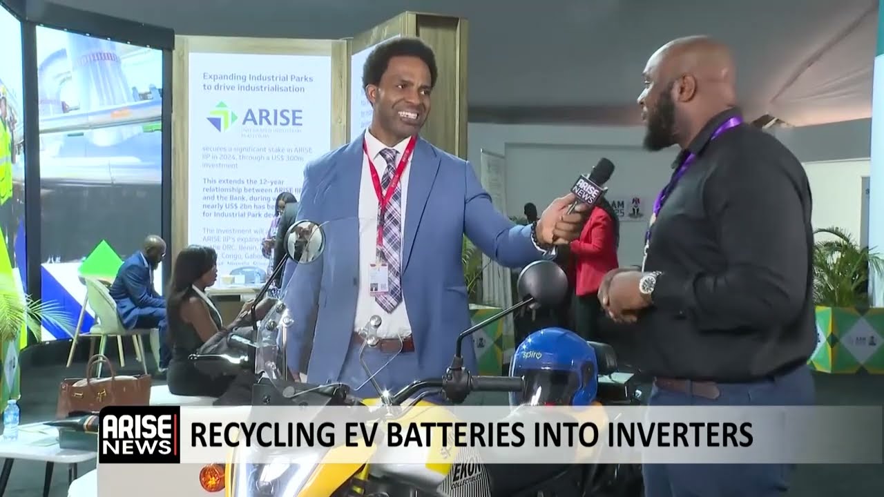 We Recycle Electric Motorcycle Batteries Into Inverters - Edward Amanambu