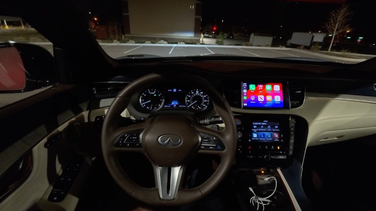 POV Night Drive - 2024 INFINITI QX50 (Binaural Audio)