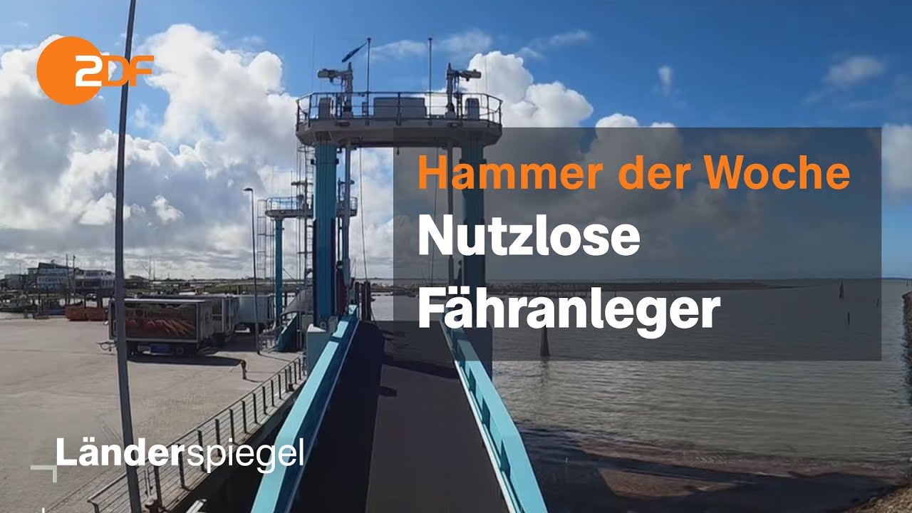 Fähranleger zu lang für Fähre | Hammer der Woche vom 17.04.21 | ZDF