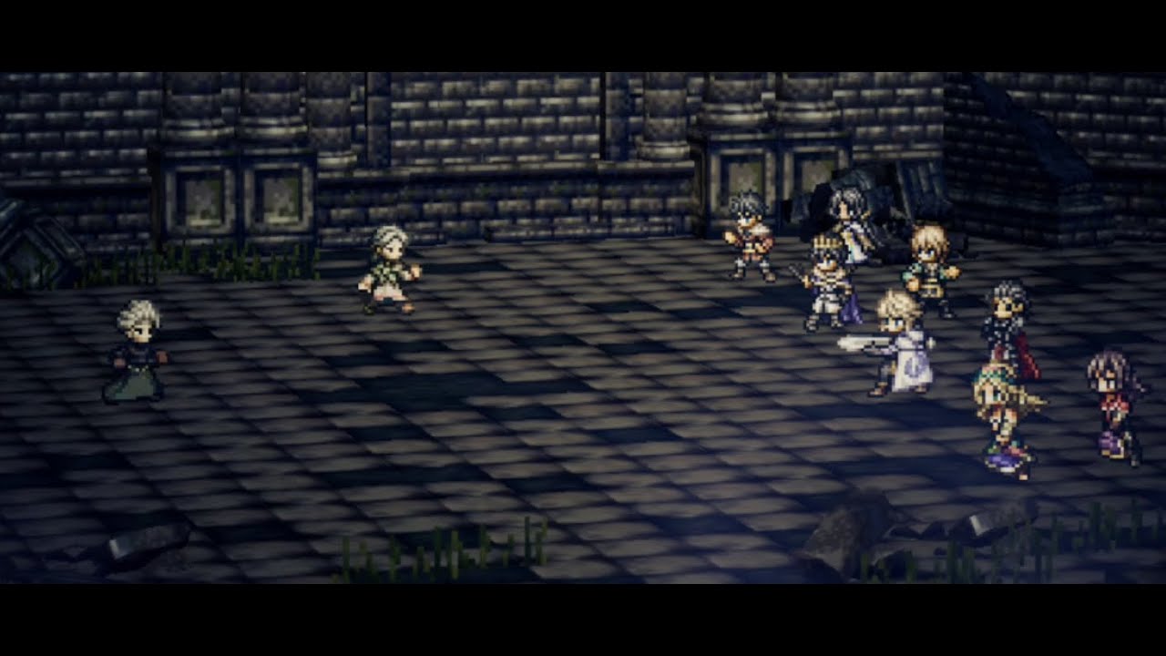Octopath COTC GEP Beating Master Tower Floor 12 with a custom roster (no Cecily, Auguste, Fiore Ex)