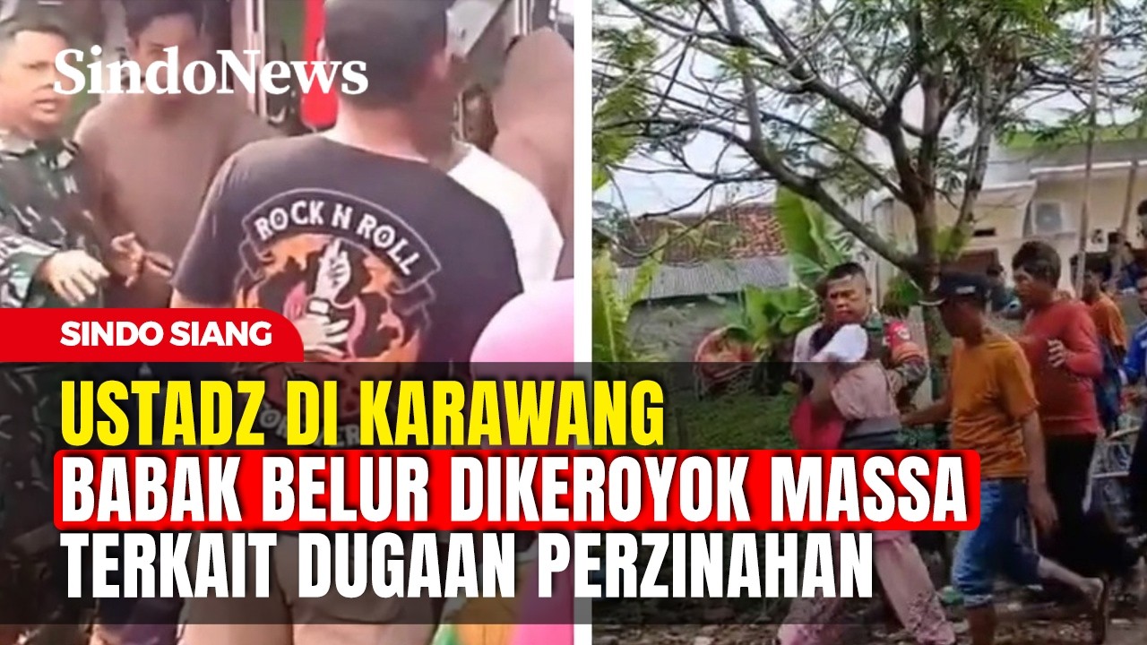 Ustadz di Karawang Babak Belur Dikeroyok Massa Terkait Dugaan Perzinahan | Sindo Siang | 29/03