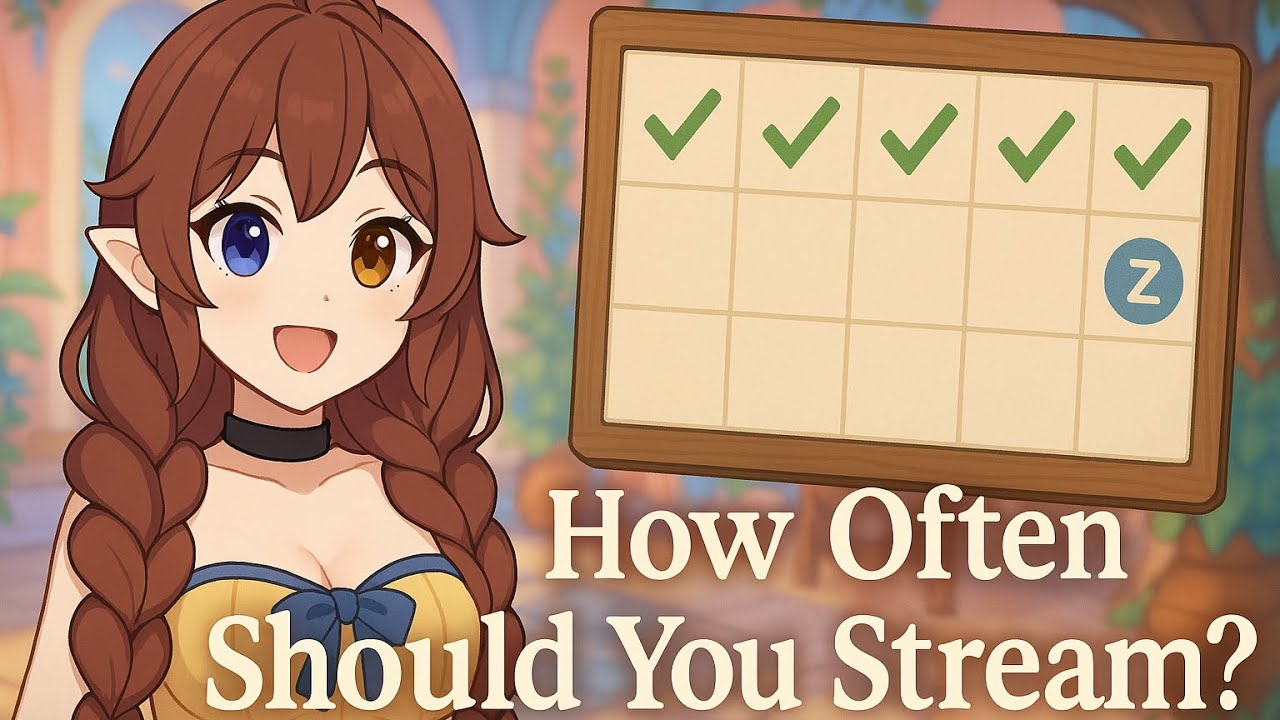 How Often to Stream Without Burning Out (VTuber Tips)