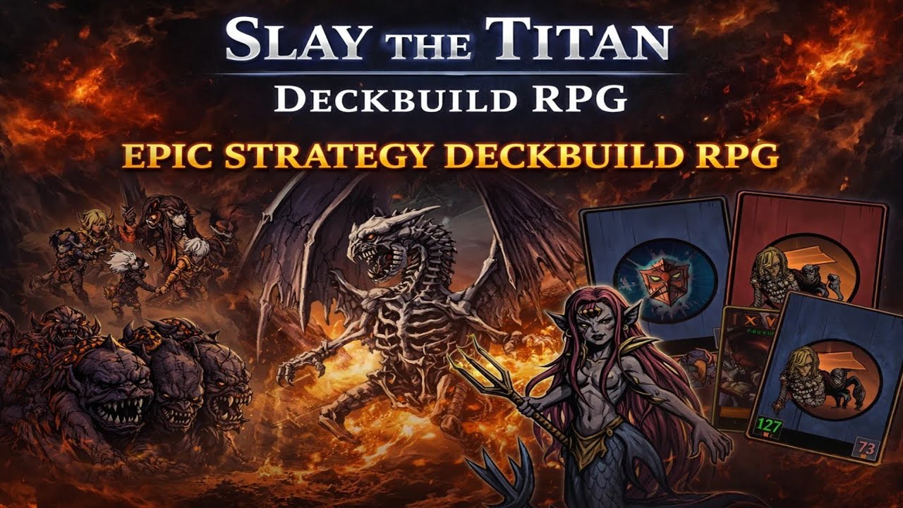 Slay the Titan: Deckbuild RPG ⚔️🃏 | Strategic Deckbuilding Gameplay (Android)