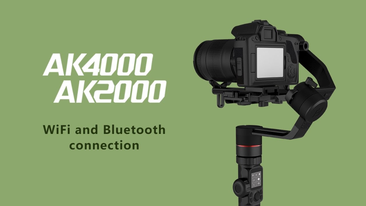 WiFi and Bluetooth connection of AK Series | FeiyuTech Tutorial