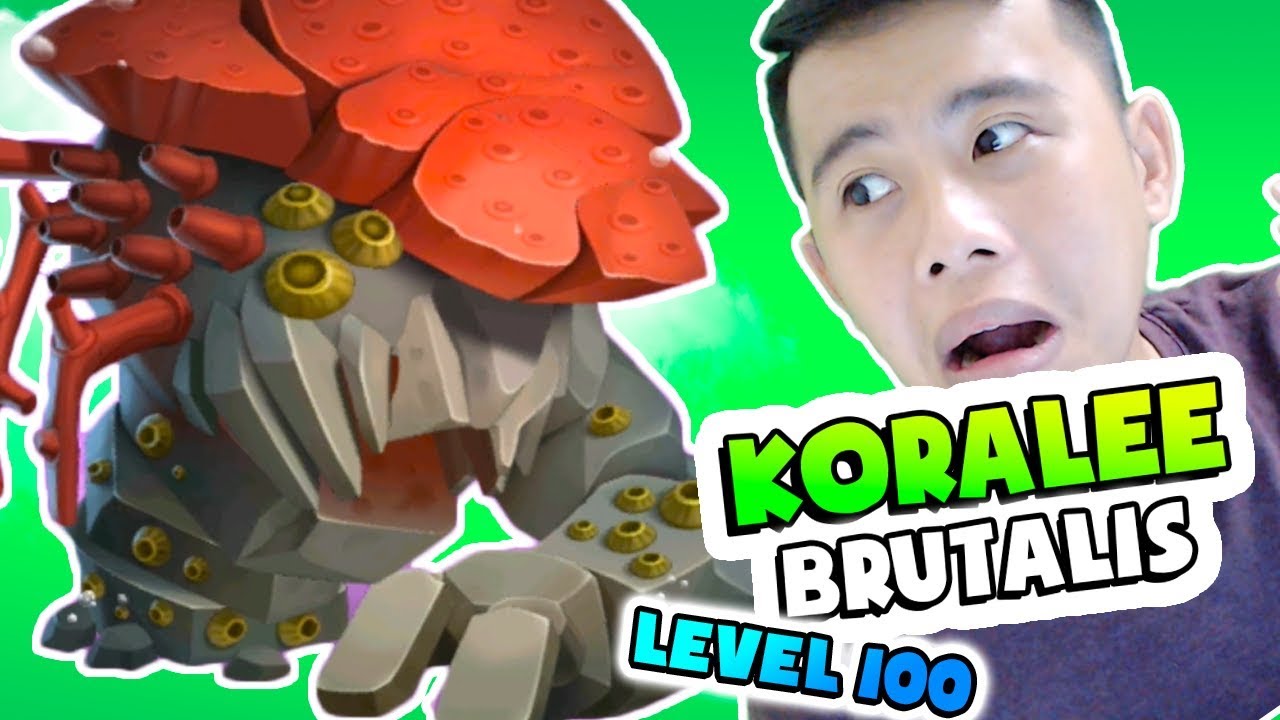 Monster Legends: Koralle Brutalis level 1 to 100 - Combat
