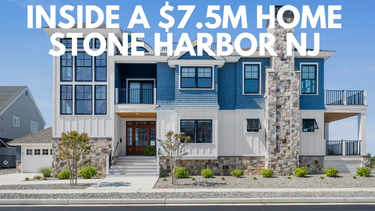 INSIDE A $7.5M CUSTOM BUILT HOME WITH ENDLESS VIEWS - 235 122nd Street Stone Harbor NJ