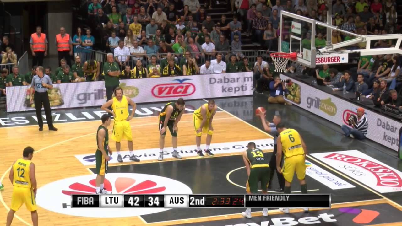Lietuva - Australija (Draugiškos krepšinio rungtynės) 2015-07-31