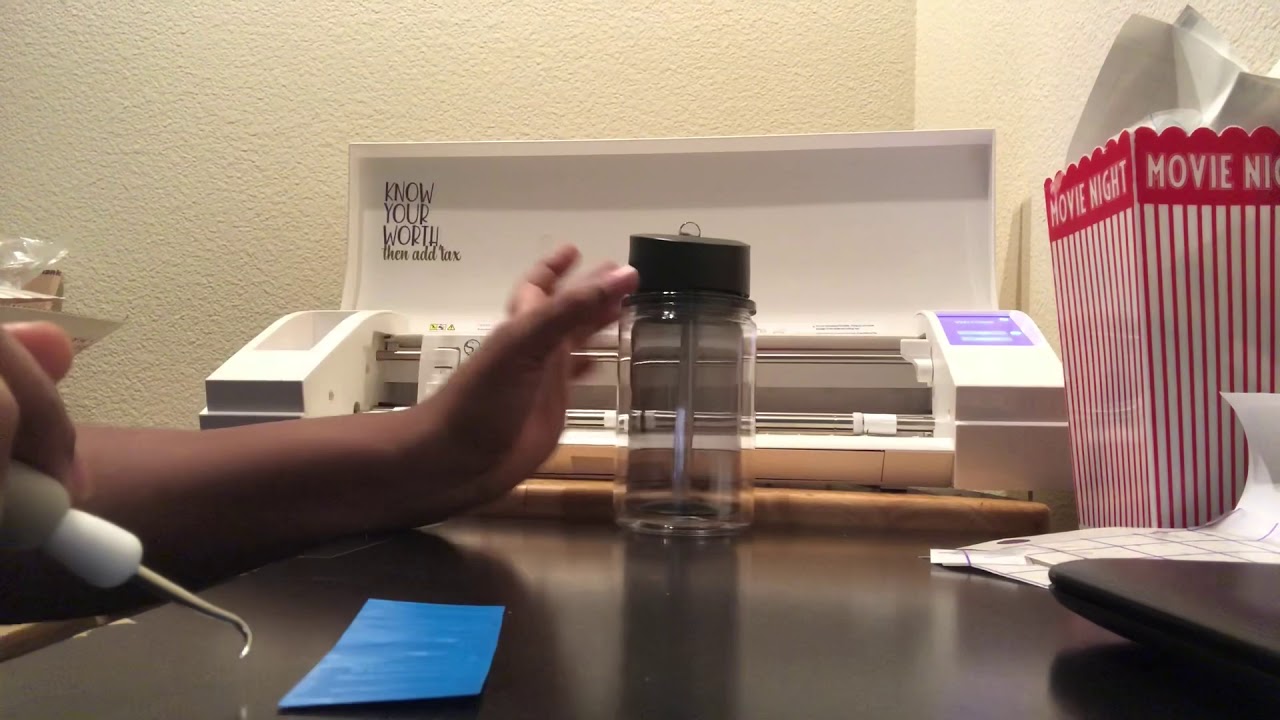 First Cut with Silhouette Cameo 3 and Applying to Tumbler | Tutorial