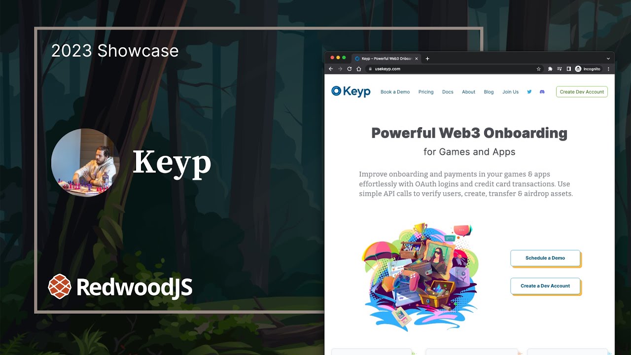 RedwoodJS Showcase - Keyp