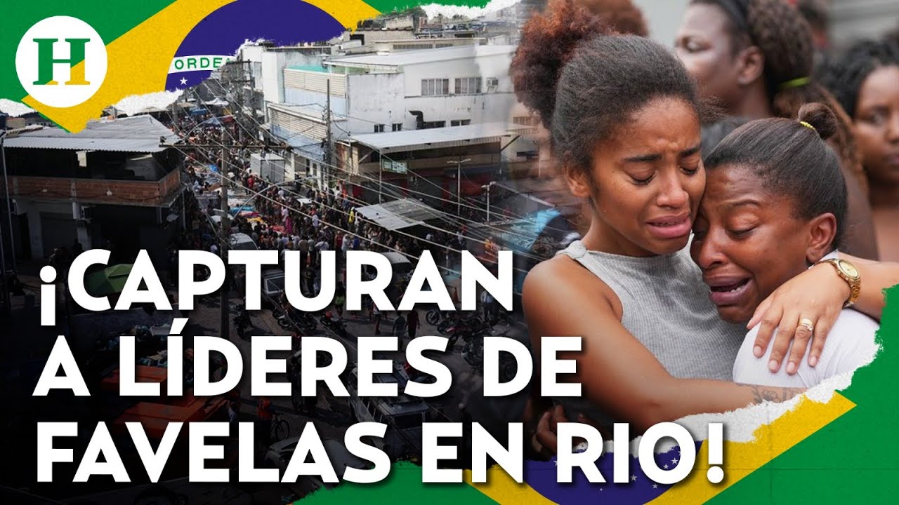 &iexcl;Golpe al crimen en Brasil! Al menos 60 muertos tras operativo policial en favelas de R&iacute;o de Janeiro