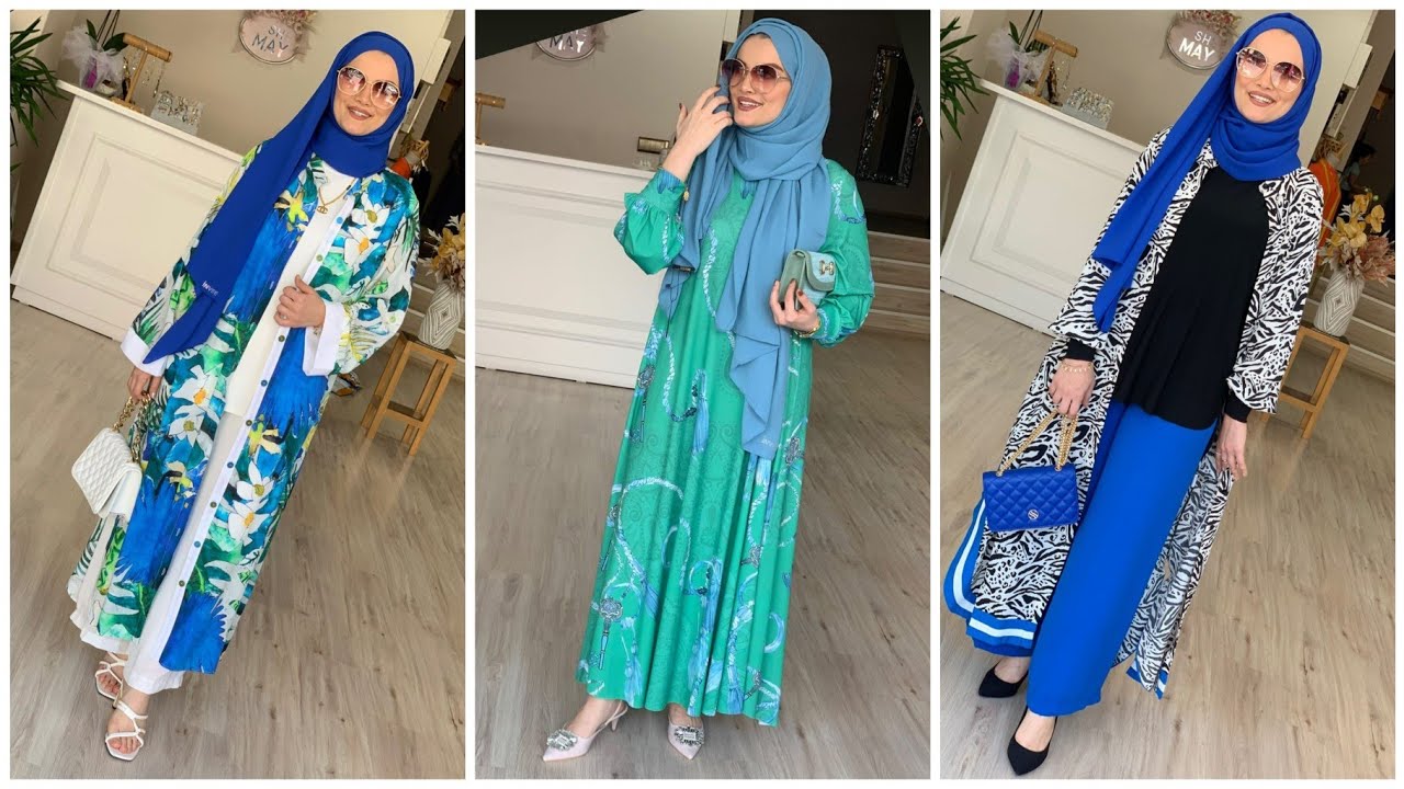 ملابس محجبات أجمل تنسيقات ملابس صيف 2022