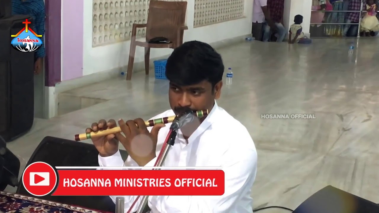 NE PREME NANNU AADHARINCHENU song instrumental | HOSANNA | Joshi tabla | flute Raju |Samuel |lokesh