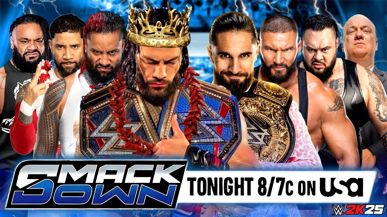 WWE SMACKDOWN Team Roman Reigns vs Team Seth Rollins | Full Match 01-Sep-25