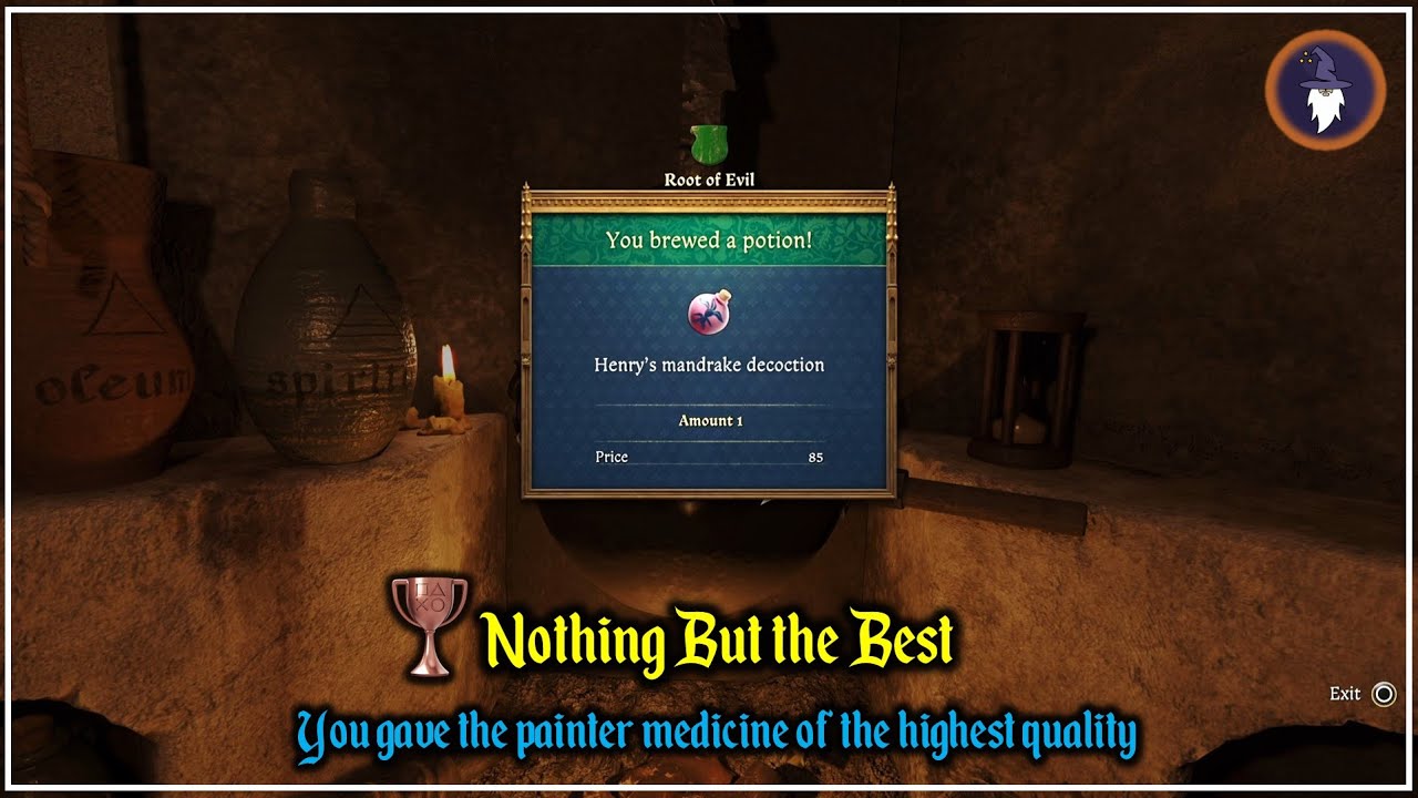 KINGDOM COME DELIVERANCE 2 BRUSHES WITH DEATH | NOTHING BUT THE BEST [Brew Henry Mandrake decoction]