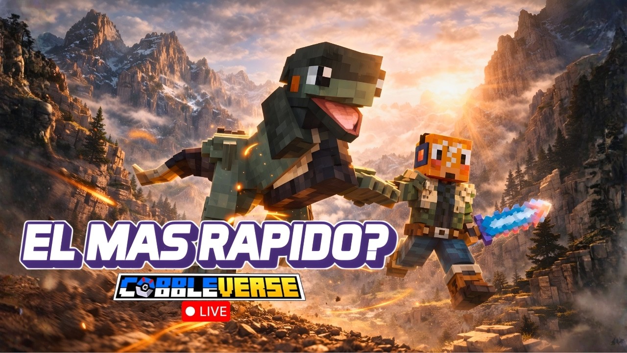 🌋 Buscando al Pokémon MÁS RÁPIDO… antes que el server 😳 | Cobbleverse