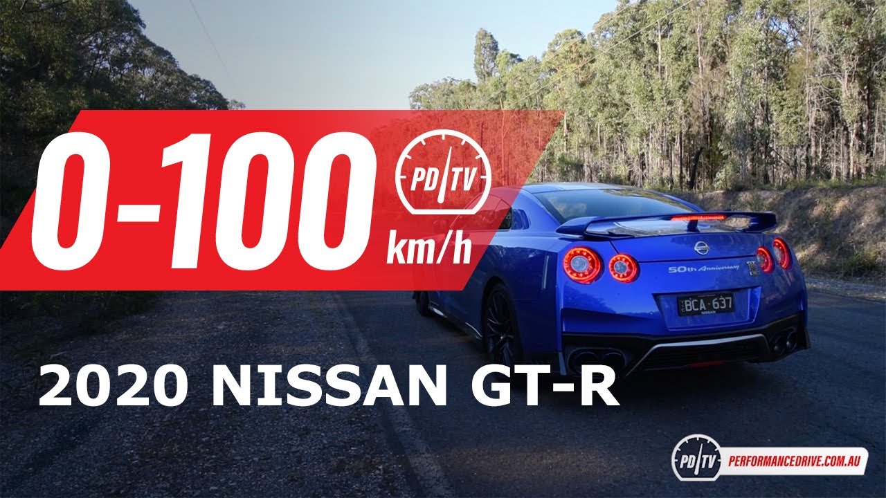 2020 Nissan GT-R 0-100km/h & engine sound