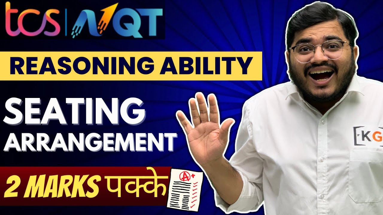 TCS Preparation 2025 | TCS Reasoning Ability Questions | TCS Seating Arrangement 