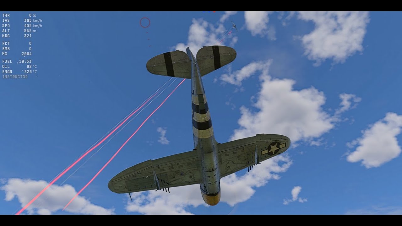 Dogfights like these keep me coming back to War Thunder... P-47 vs. Yak-3 Ground RB Duel Clip